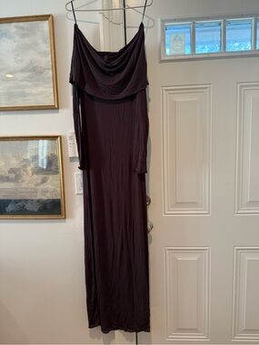 SKIMS off the shoulder maxi dress (NWOT)